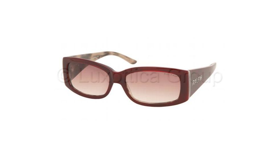 Ralph Bifocal Sunglasses RA5021 with Lined Bi-Focal Rx Prescription Lenses, Select Frame Color / Lens Diameter Burgundy/Horn Frame / 54 mm Prescription Lenses