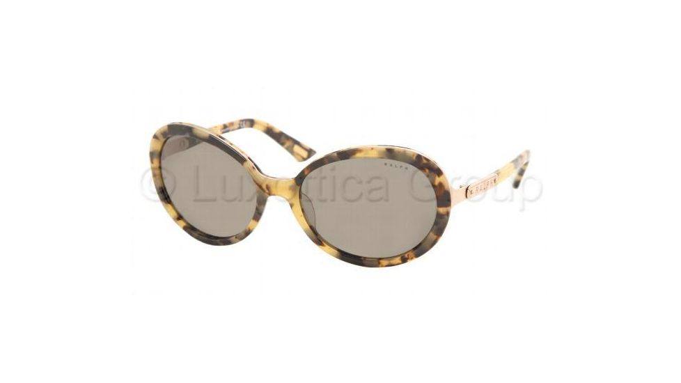 Ralph RA 5030 Sunglasses Styles Spotty Tortoise Frame / Green Lenses, 504-71-5417