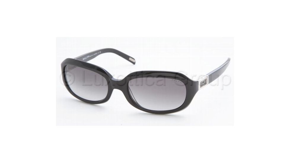 Ralph RA5067 Single Vision Prescription Sunglasses RA5067-501-11-5719 - Frame Color Black, Lens Diameter 57 mm