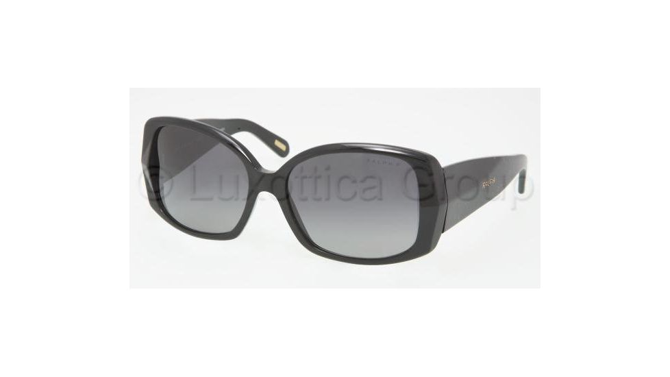 Ralph RA5086 Sunglasses with No-Line Progressive Rx Prescription Lenses RA5086-501-T3-5816 - Lens Diameter: 58 mm, Frame Color: Black