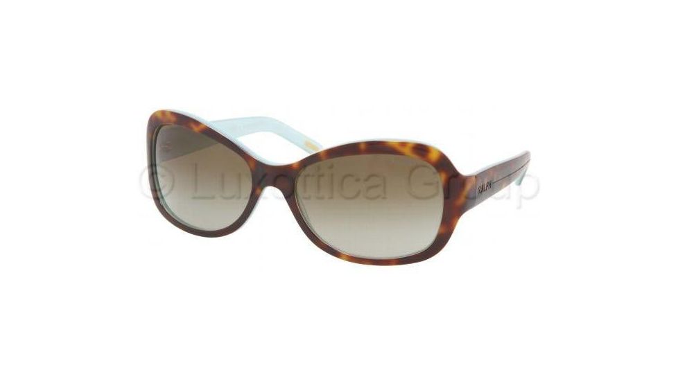 Ralph RA5109 Progressive Sunglasses, Light Tort/Turquoise Frame / 61 mm Prescription Lenses, 601 13 6118