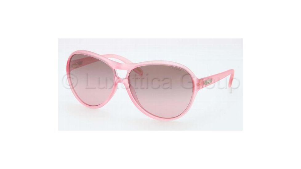 Ralph RA 5151 RA5151 Sunglasses 102314-6013 - Matte Pink Frame, Brown Rose Gradient Lenses