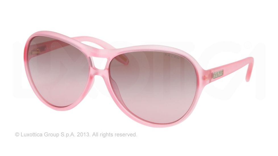 Ralph RA 5151 RA5151 Single Vision Prescription Sunglasses RA5151-102314-60 - Lens Diameter 60 mm, Lens Diameter 60 mm, Frame Color Matte Pink