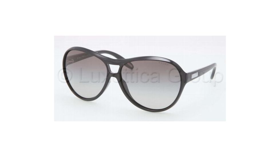 Ralph RA 5151 RA5151 Sunglasses 501/11-6013 - Black Frame, Gray Gradient Lenses