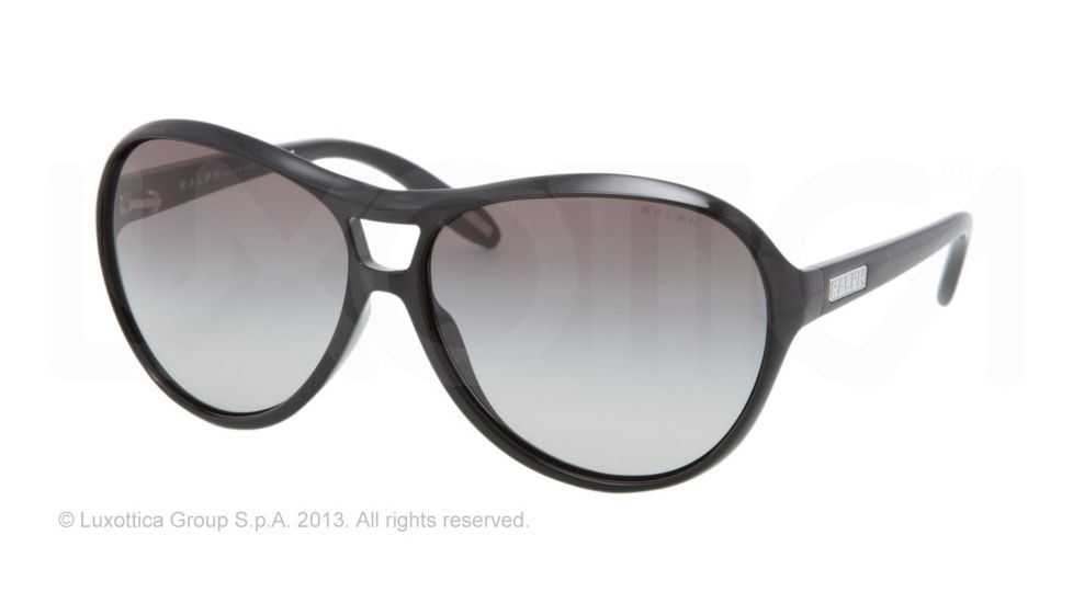 Ralph RA 5151 RA5151 Single Vision Prescription Sunglasses RA5151-501-11-60 - Lens Diameter 60 mm, Lens Diameter 60 mm, Frame Color Black
