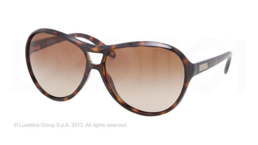 Ralph RA 5151 RA5151 Single Vision Prescription Sunglasses RA5151-510-13-60 - Lens Diameter 60 mm, Lens Diameter 60 mm, Frame Color Dark Tortoise