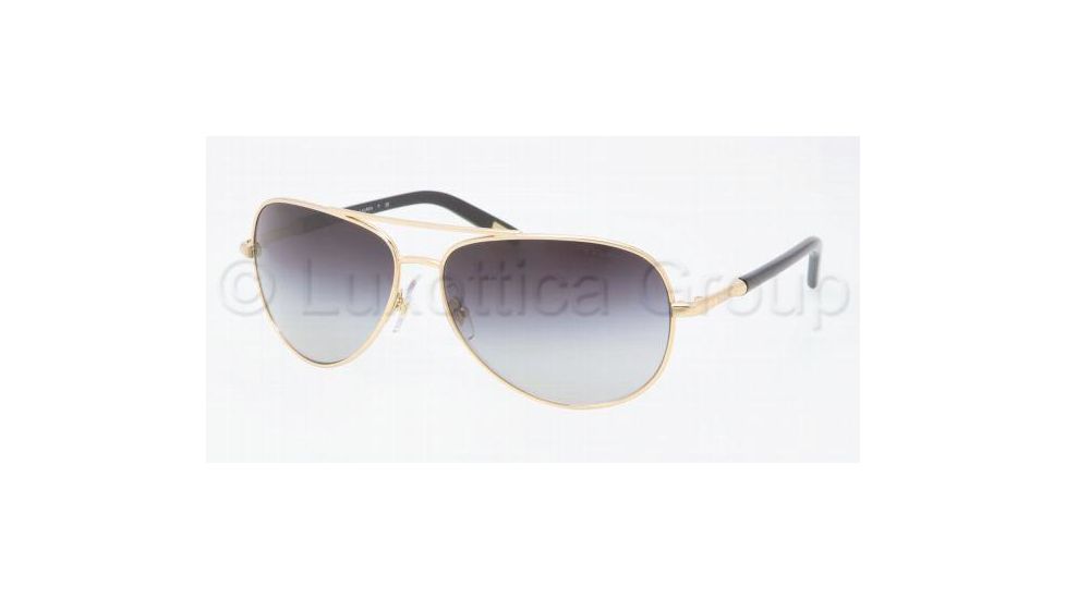 Ralph RA4077 RA4077 Progressive Prescription Sunglasses RA4077-106-11-6113 - Lens Diameter 61 mm, Frame Color Gold