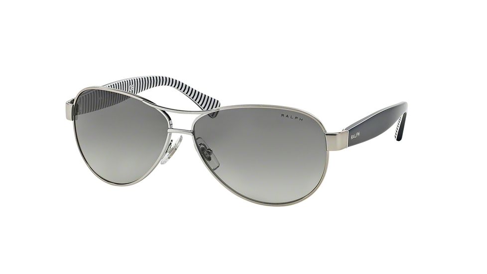 Ralph RA4096 RA4096 Progressive Prescription Sunglasses RA4096-102-11-5911 - Frame Color Light Silver, Lens Diameter 59 mm