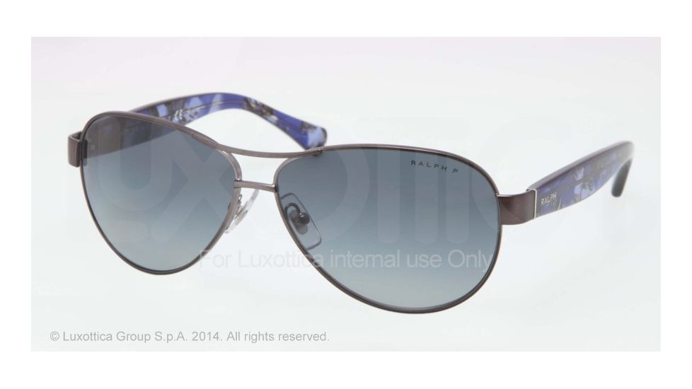 Ralph RA4096 RA4096 Progressive Prescription Sunglasses RA4096-103-4U-59 - Lens Diameter 59 mm, Frame Color Gunmetal