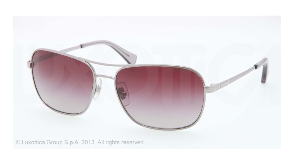 Ralph RA4105 Sunglasses 103/4Q-58 - Shiny Gunmetal Frame, plum grey gradient Lenses