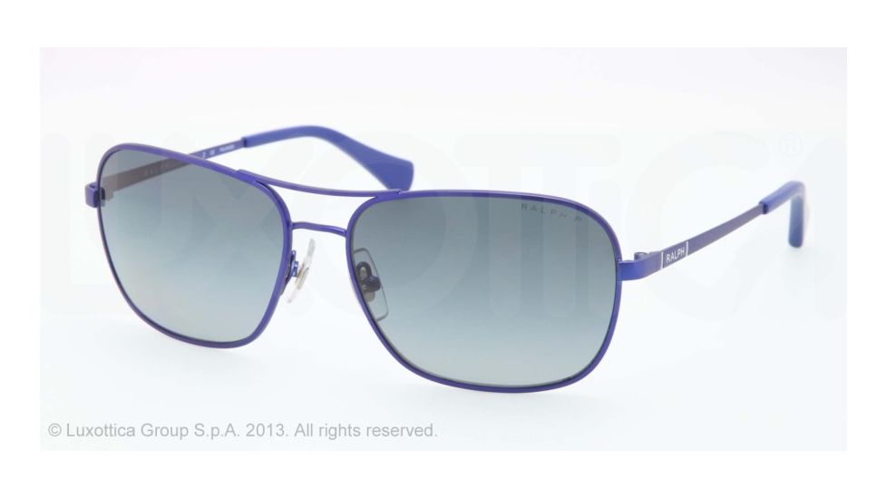 Ralph RA4105 Sunglasses 481/4U-58 - Matte Blue Frame, blue gradient polarized Lenses