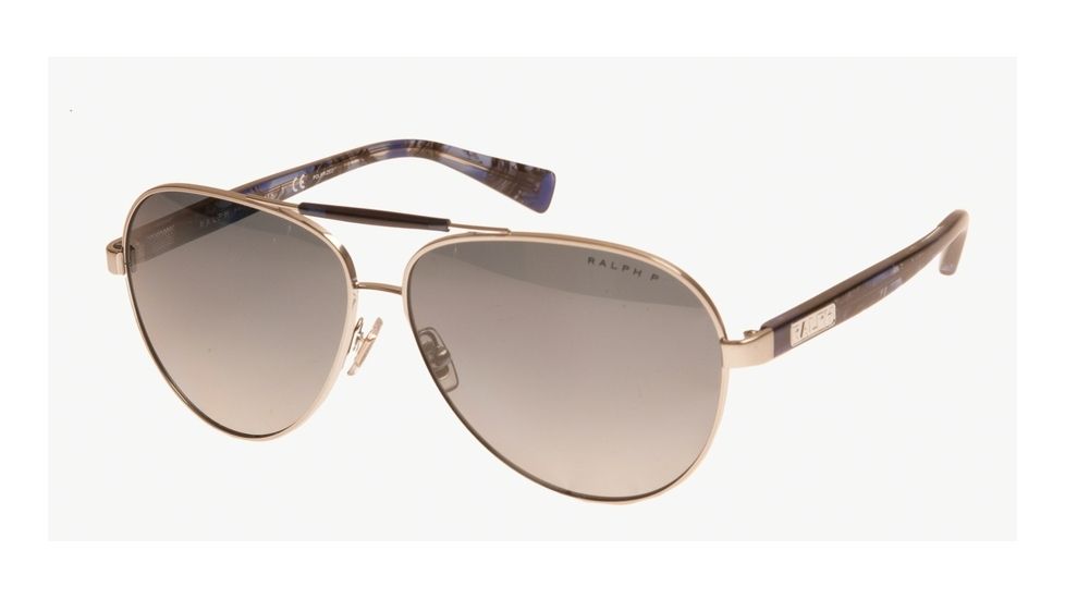 Ralph RA4110 Bifocal Prescription Sunglasses RA4110-30394U-57 - Lens Diameter 57 mm, Frame Color Shiny Silver/blue Tortoise
