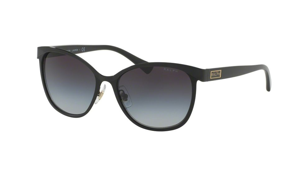 Ralph RA4118 Sunglasses 31808G-54 - Black Frame, Dk Grey Gradient Lenses