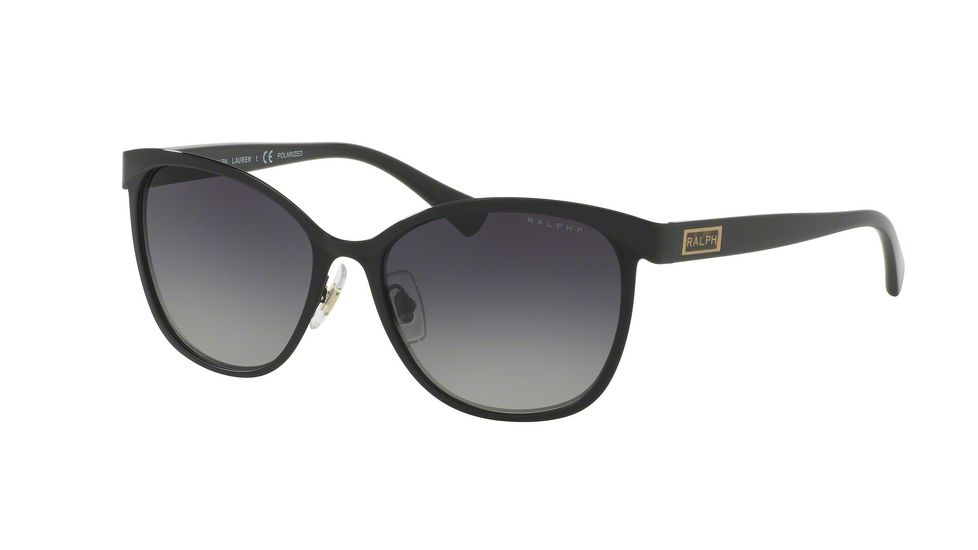 Ralph RA4118 Sunglasses 3180T3-54 - Black Frame, Grey Gradient Polarized Lenses