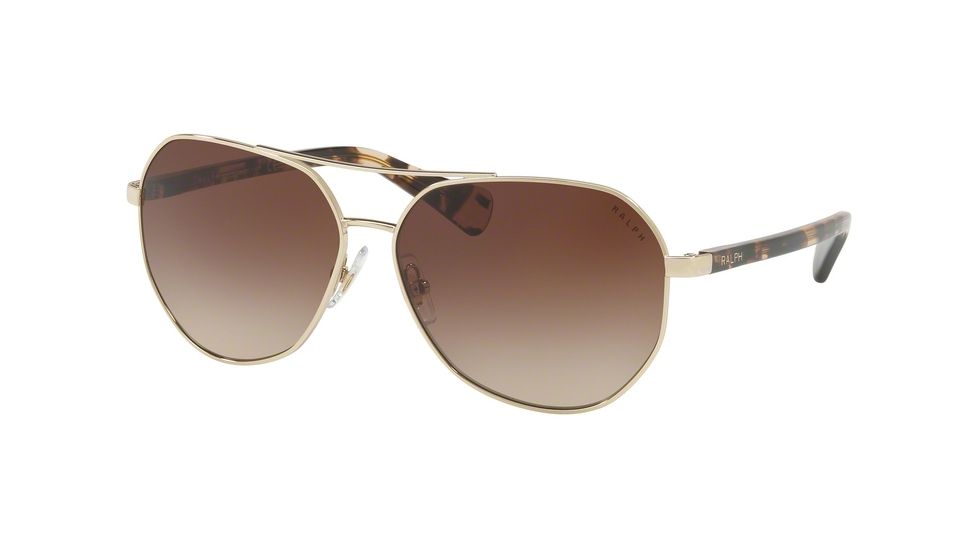 Ralph RA4123 Progressive Prescription Sunglasses, 59mm, Light Gold, RA4123-324613-59-PRO