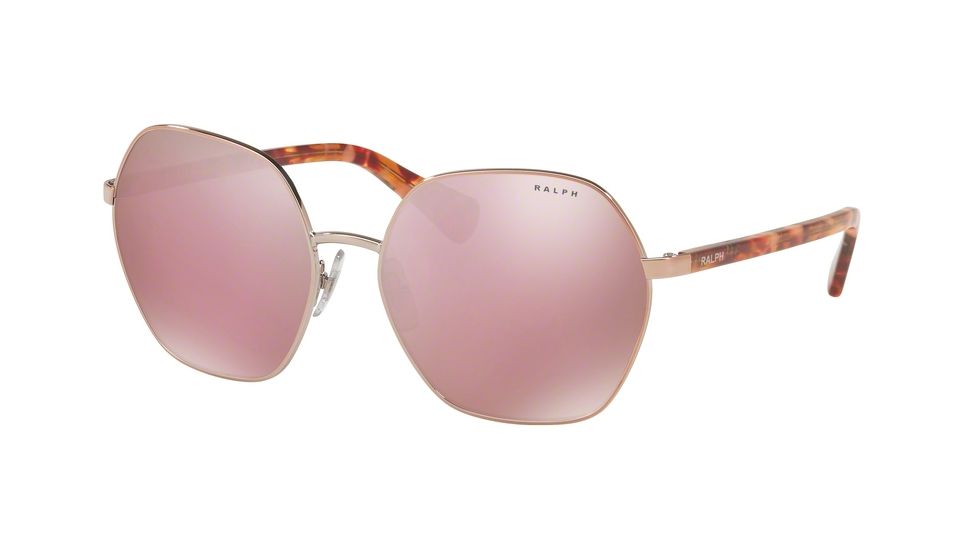 Ralph RA4124 Progressive Prescription Sunglasses RA4124-90951T-60 - Lens Diameter 60 mm, Frame Color Shiny Light Rose
