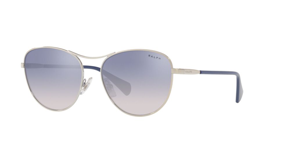 Ralph RA4126 Progressive Prescription Sunglasses, 57mm, Silver, RA4126-90017B-57-PRO