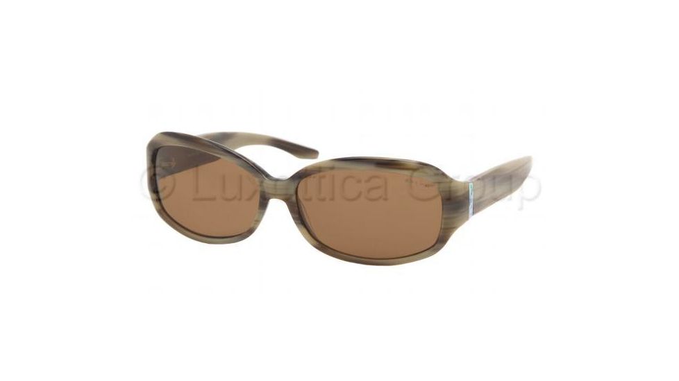 Ralph RA5017 Bifocal Sunglasses - Green Horn Brown Frame w/ 59 mm Diameter Lenses, 529-73-5915
