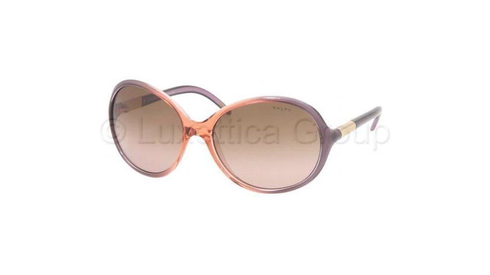 Ralph RA5071 Sunglasses 726/14-5916 - Plum/Peach Fade Brown Gradient Pink
