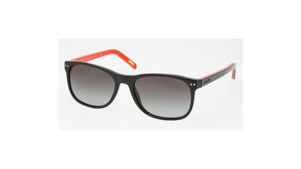 Ralph RA5084 SV Prescription Sunglasses Black/Red Frame / 52 mm Prescription Lenses, 607-11-5217