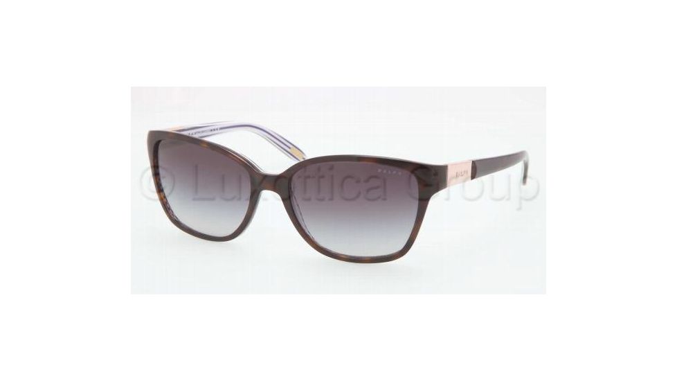 Ralph RA5131 RA5131 Sunglasses 111511-5716 - Tortoise Blue Stripe Frame, Gray Gradient Lenses