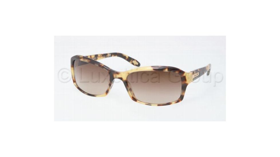 Ralph RA5137 RA5137 Single Vision Prescription Sunglasses RA5137-504-13-5818 - Lens Diameter 58 mm, Frame Color Spotty Tort