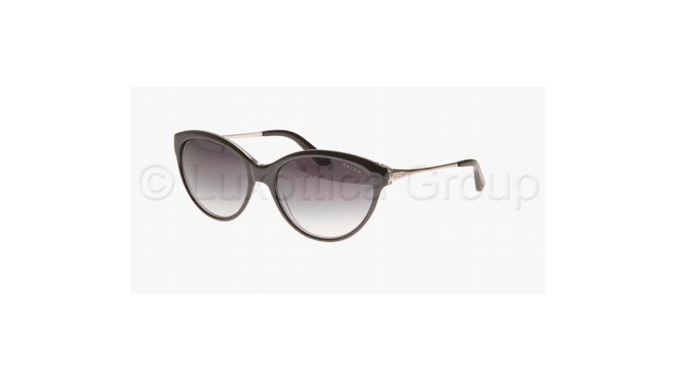 Ralph RA5154 RA5154 Progressive Prescription Sunglasses RA5154-541-11-5616 - Lens Diameter 56 mm, Frame Color Black / Crystal