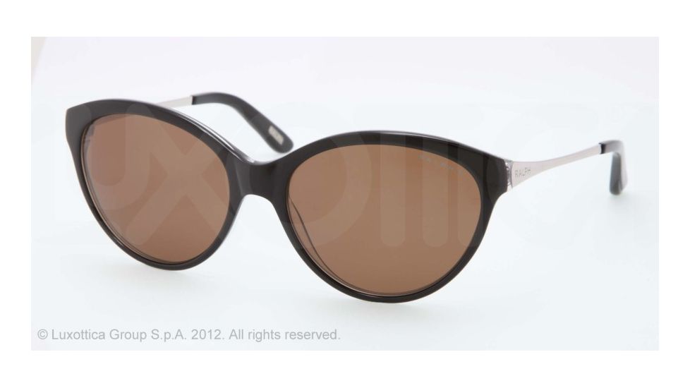 Ralph RA5154 RA5154 Progressive Prescription Sunglasses RA5154-541-83-56 - Lens Diameter 56 mm, Frame Color Black Crystal