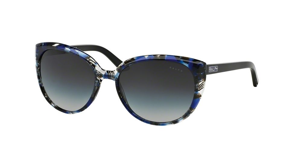 Ralph RA5161 RA5161 Single Vision Prescription Sunglasses RA5161-115111-57 - Lens Diameter 57 mm, Frame Color Blue Tort