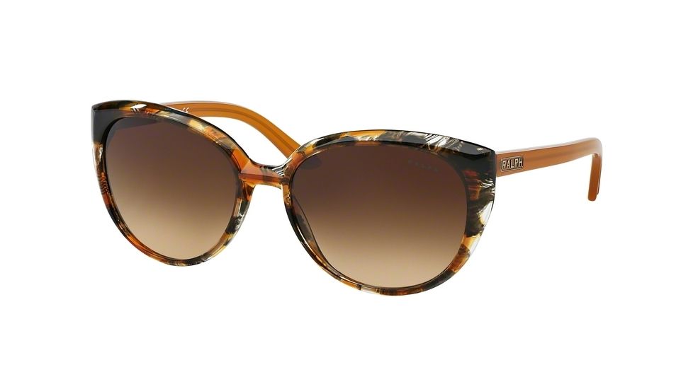 Ralph RA5161 RA5161 Single Vision Prescription Sunglasses RA5161-115213-57 - Lens Diameter 57 mm, Frame Color Yellow Tort