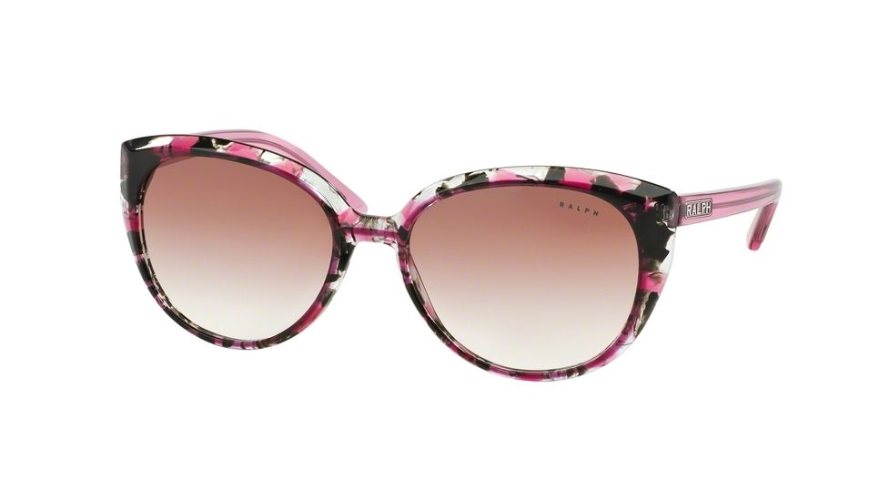 Ralph RA5161 RA5161 Single Vision Prescription Sunglasses RA5161-11548H-57 - Lens Diameter 57 mm, Frame Color Pink Tort