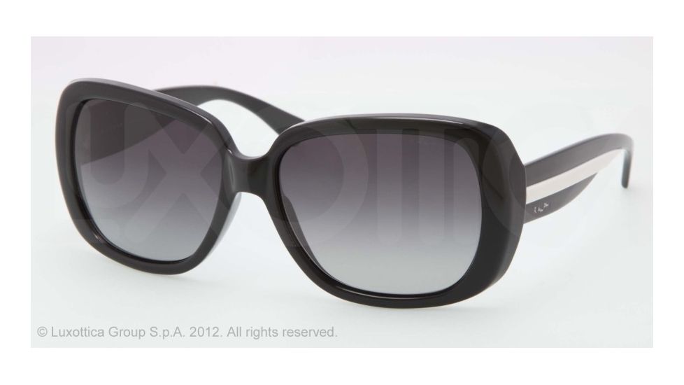 Ralph RA5166 RA5166 Bifocal Prescription Sunglasses RA5166-808-T3-57 - Lens Diameter 57 mm, Lens Diameter 57 mm, Frame Color Black/White