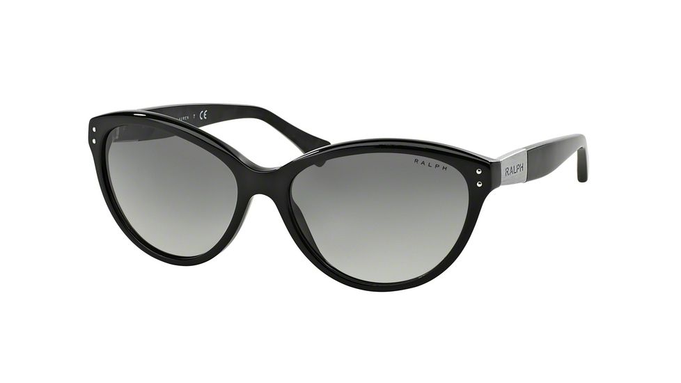 Ralph RA5168 RA5168 Progressive Prescription Sunglasses RA5168-501-11-58 - Lens Diameter 58 mm, Lens Diameter 58 mm, Frame Color Black