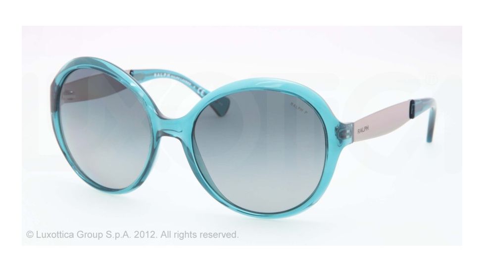 Ralph RA5172 Single Vision Prescription Sunglasses RA5172-11474U-55 - Lens Diameter 55 mm, Lens Diameter 55 mm, Frame Color Translucent Turquoise
