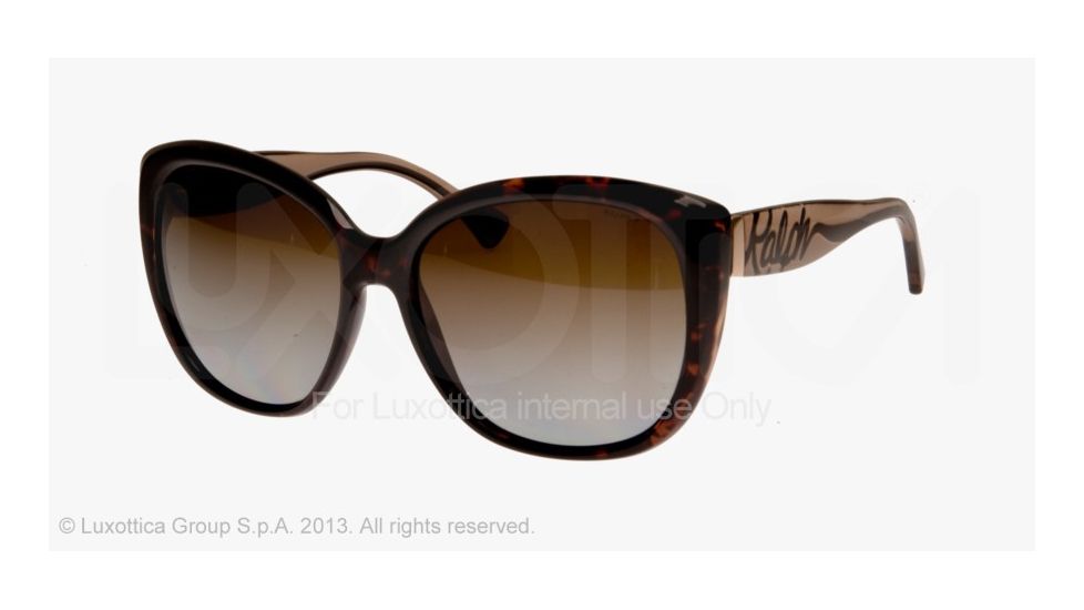 Ralph RA5177 RA5177 Sunglasses 502/T5-59 - Tortoise Frame, Brown Gradient Polarized Lenses