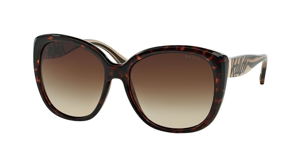 Ralph RA5177 RA5177 Sunglasses 50213-59 - Tortoise Frame, brown smoky gradient Lenses