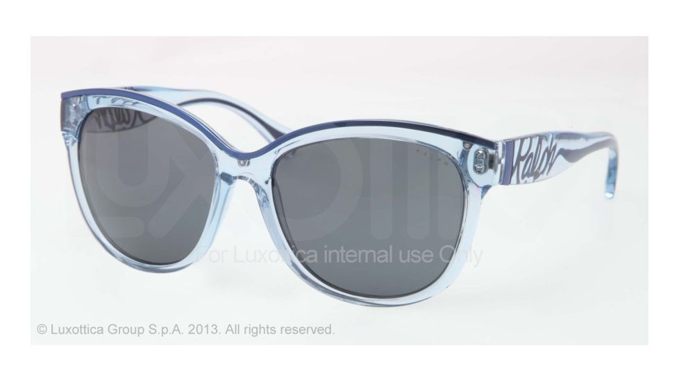 Ralph RA5178 RA5178 Bifocal Prescription Sunglasses RA5178-107855-56 - Lens Diameter 56 mm, Frame Color Light Blue