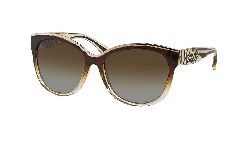 Ralph RA5178 RA5178 Bifocal Prescription Sunglasses RA5178-792-T5-56 - Lens Diameter 56 mm, Frame Color Brown Tan Gradient
