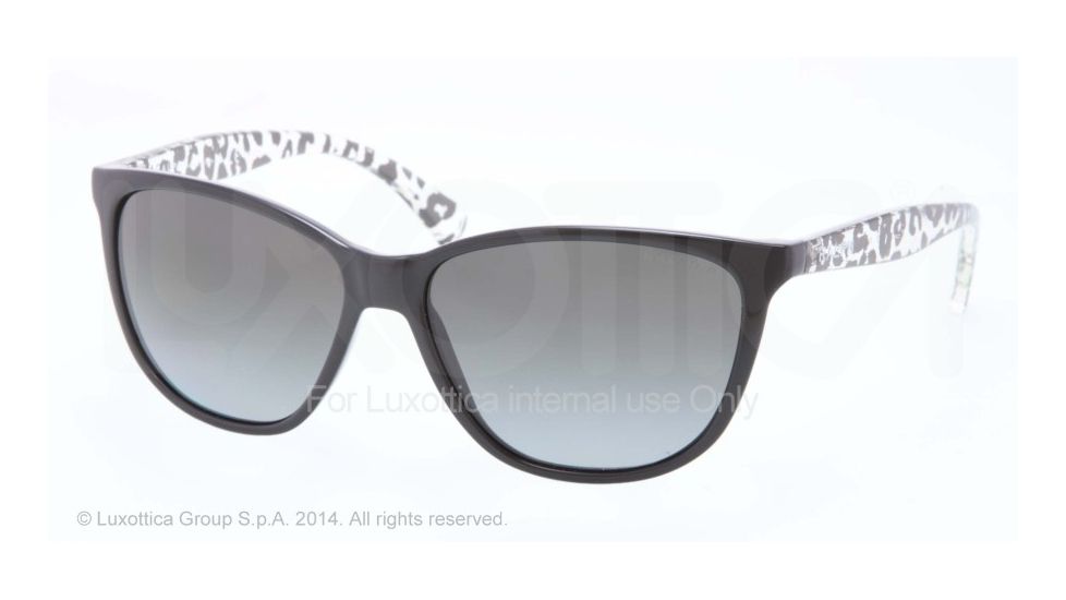 Ralph RA5179 Progressive Prescription Sunglasses RA5179-501-T3-56 - Lens Diameter 56 mm, Frame Color Black