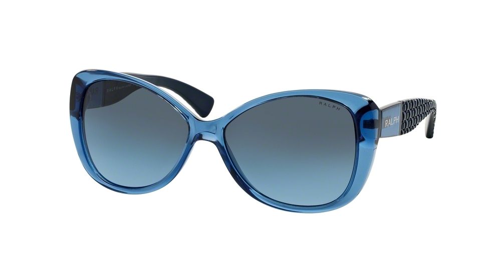 Ralph RA5180 RA5180 Progressive Prescription Sunglasses RA5180-126117-58 - Lens Diameter 58 mm, Frame Color Blue