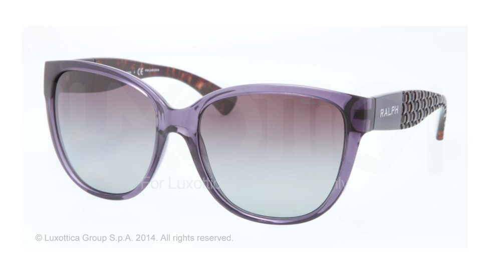 Ralph RA5181 RA5181 Progressive Prescription Sunglasses RA5181-126211-57 - Lens Diameter 57 mm, Frame Color Pearly Purple