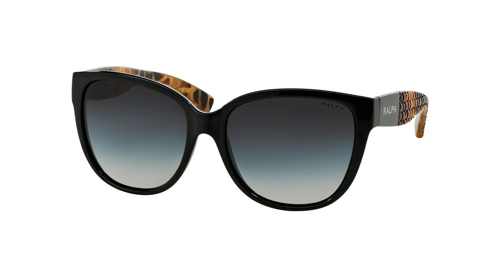 Ralph RA5181 RA5181 Progressive Prescription Sunglasses RA5181-501-11-57 - Lens Diameter 57 mm, Frame Color Black
