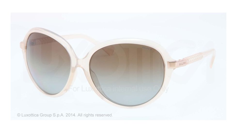 Ralph RA5184 RA5184 Progressive Prescription Sunglasses RA5184-1270T5-61 - Lens Diameter 61 mm, Frame Color Sand