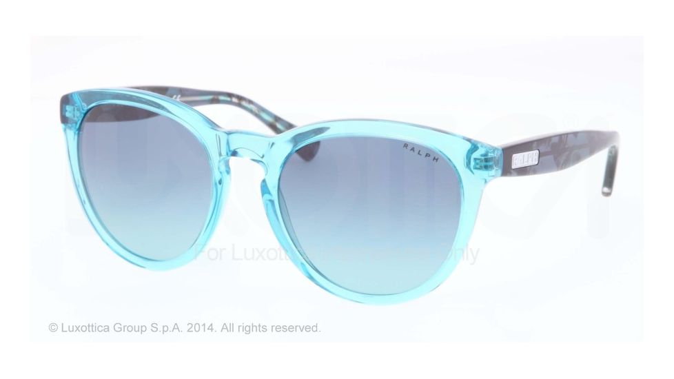 Ralph RA5188 Progressive Prescription Sunglasses RA5188-13214S-54 - Lens Diameter 54 mm, Frame Color Turquoise/turquoise Tortoise