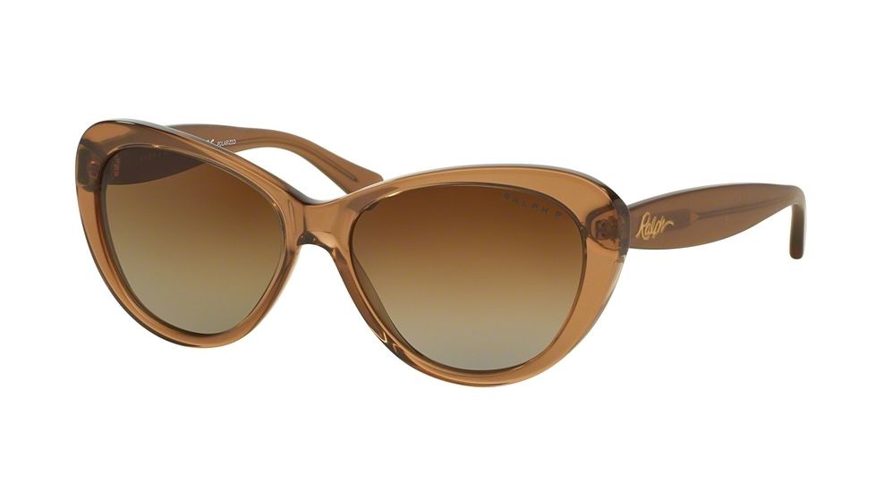 Ralph RA5189 Single Vision Prescription Sunglasses RA5189-1026T5-56 - Lens Diameter 56 mm, Frame Color Brown