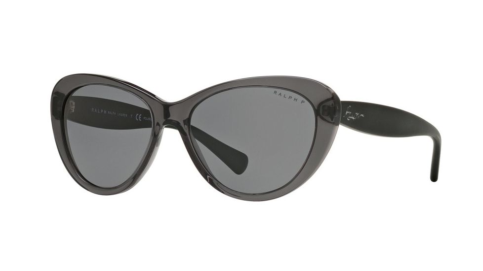 Ralph RA5189 Single Vision Prescription Sunglasses RA5189-138381-56 - Lens Diameter 56 mm, Frame Color Grey/Satin Black