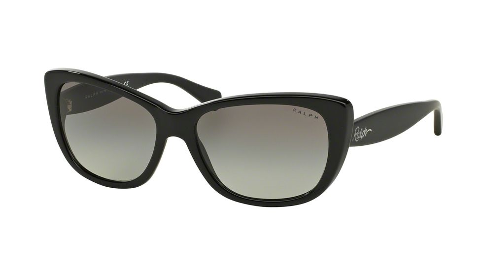 Ralph RA5190 Single Vision Prescription Sunglasses RA5190-137711-56 - Lens Diameter 56 mm, Frame Color Black