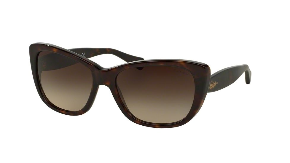 Ralph RA5190 Single Vision Prescription Sunglasses RA5190-137813-56 - Lens Diameter 56 mm, Frame Color Dark Tortoise