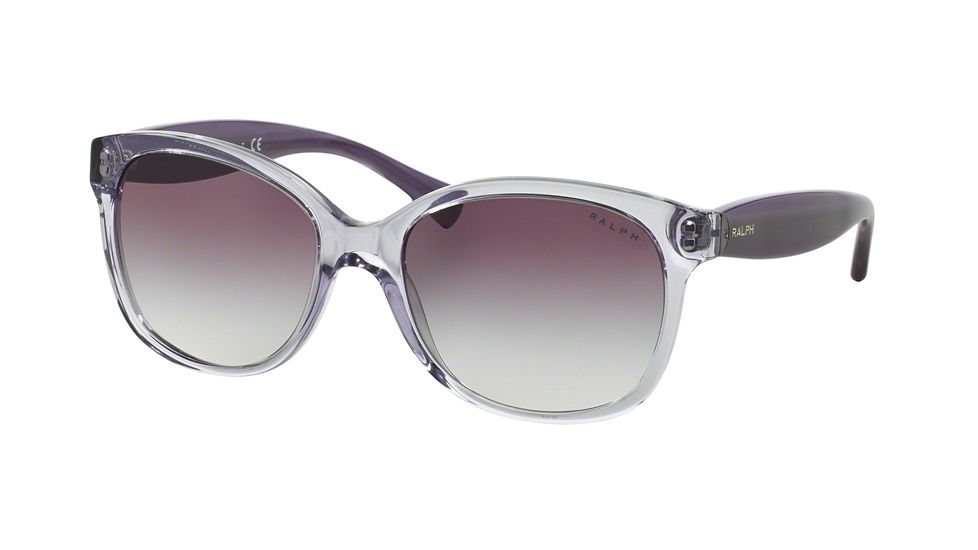Ralph RA5191 Bifocal Prescription Sunglasses RA5191-13798H-55 - Lens Diameter 55 mm, Frame Color Trans Lt Purple/Purple Horn
