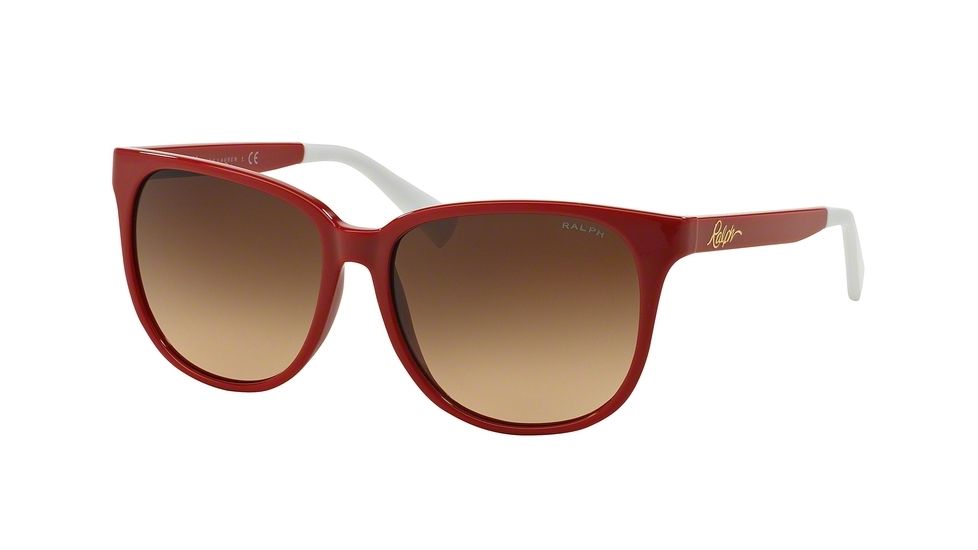 Ralph RA5194 Progressive Prescription Sunglasses RA5194-103013-57 - Lens Diameter 57 mm, Frame Color Red
